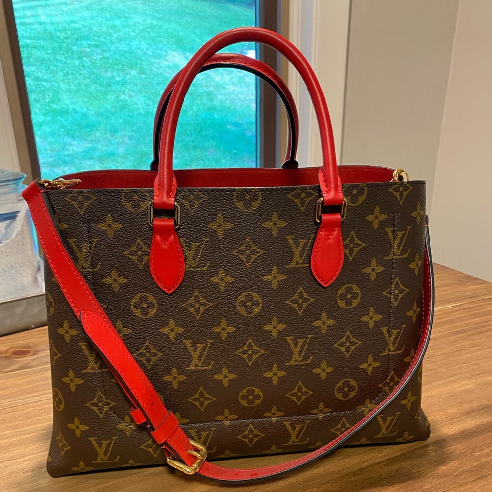 LOUIS VUITTON POPPY FLOWER TOTE